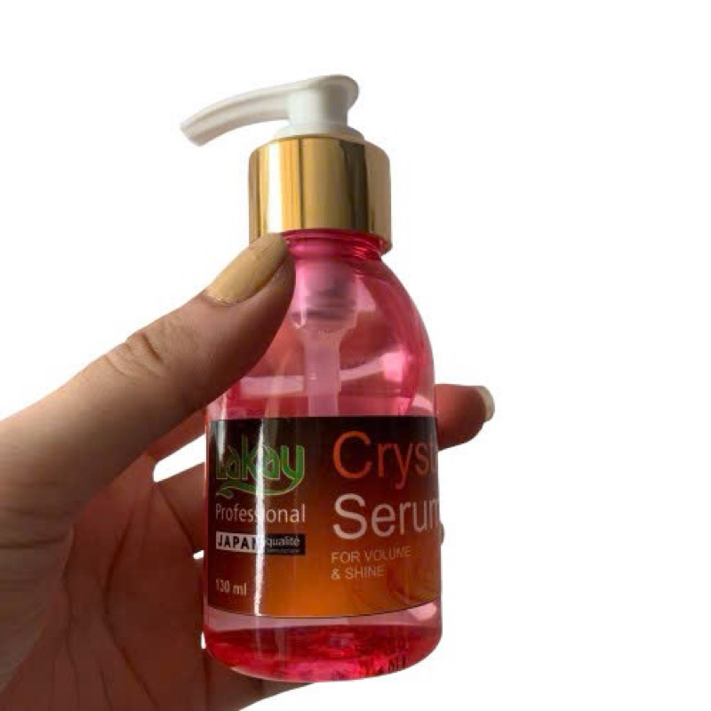 Serum dưỡng tóc phục hồi Lakay 130ml chai Hồng cung cấp dưỡng chất vào từng sợi tóc làm bóg mượt tóc