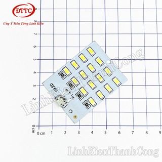 Bộ 2 Chiếc Module LED 16 Bóng Siêu Sáng Nguồn Micro USB