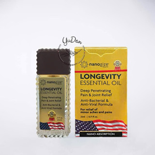 Dầu nóng Nanogize LONGEVITY ESSENTIAL OIL [ Dầu nóng xoa bóp ]