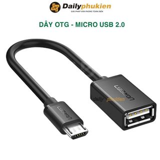 Cáp Micro USB 2.0 OTG kết nối điện thoại với phím chuột tai nghe cổng usb chính hãng Ugreen 10396