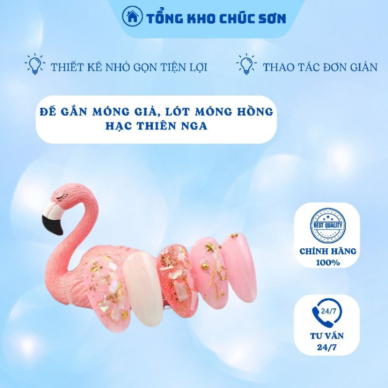 Đế Gắn Móng Giả,lót Móng Hồng Hạc Thiên Nga
