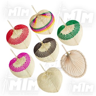 Quạt tre lá đề l Quạt lá cọ decor, trang trí tường.