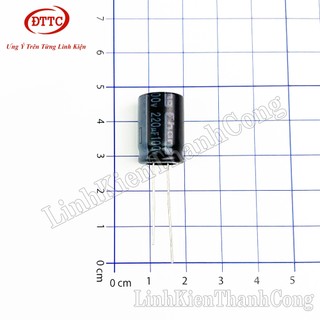 Bộ 10 Chiếc Tụ Hóa 220uF 100V (13x21mm)