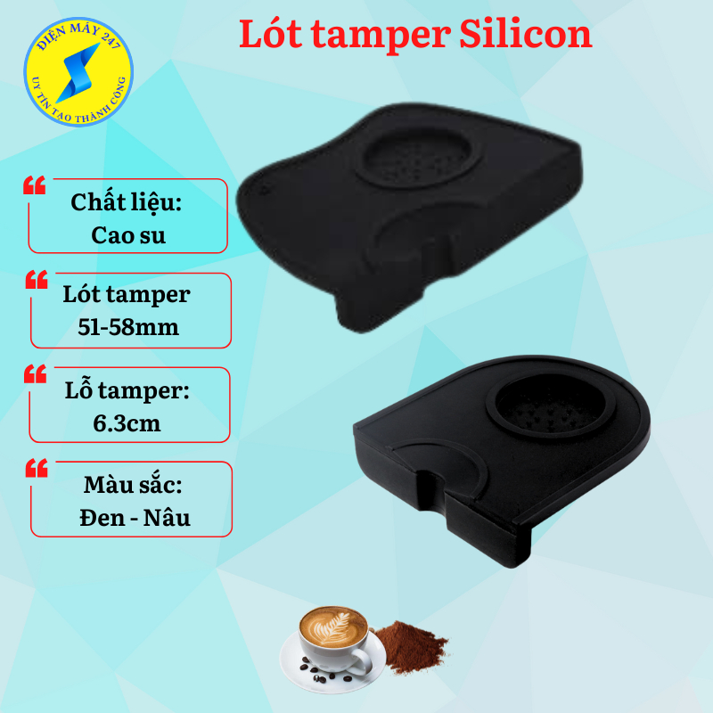 Thảm Tamper, lót tamper Silicon pha cà phê Espresso