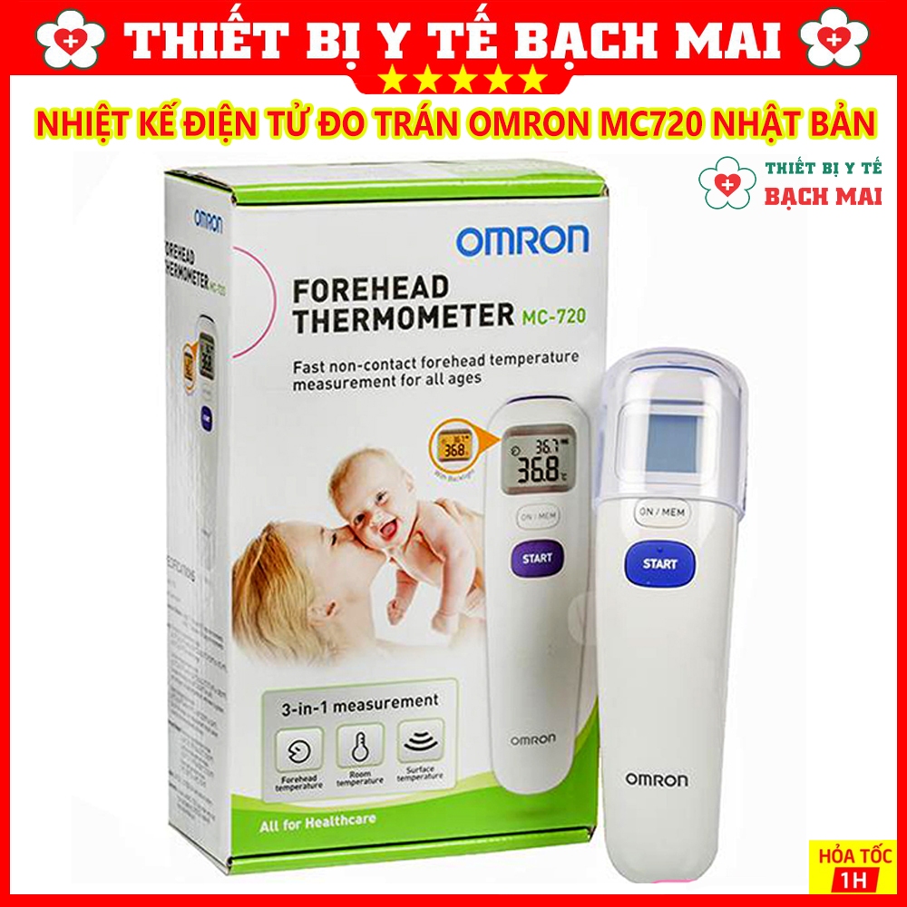 Nhiệt Kế ĐiệnTử Đo Trán Omron MC-720