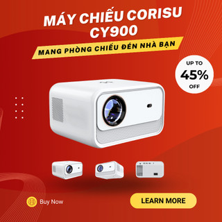 Máy Chiếu Mini - Máy Chiếu Mini Siêu Nét Corisu CY900 Độ Phân Giải Full HD 1080