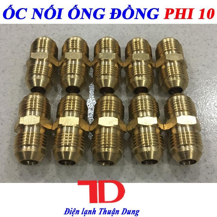 Combo 10 Ốc Nối Ống Đồng Phi 10