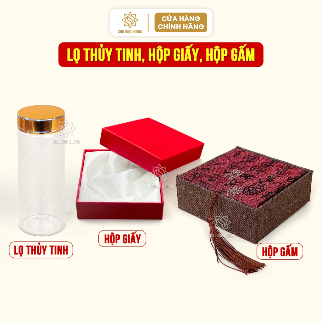 Hộp Đựng Bảo Quản Vòng Tay Phong Thủy Sơn Mộc Hương Sạch Đẹp Gọn Gàng