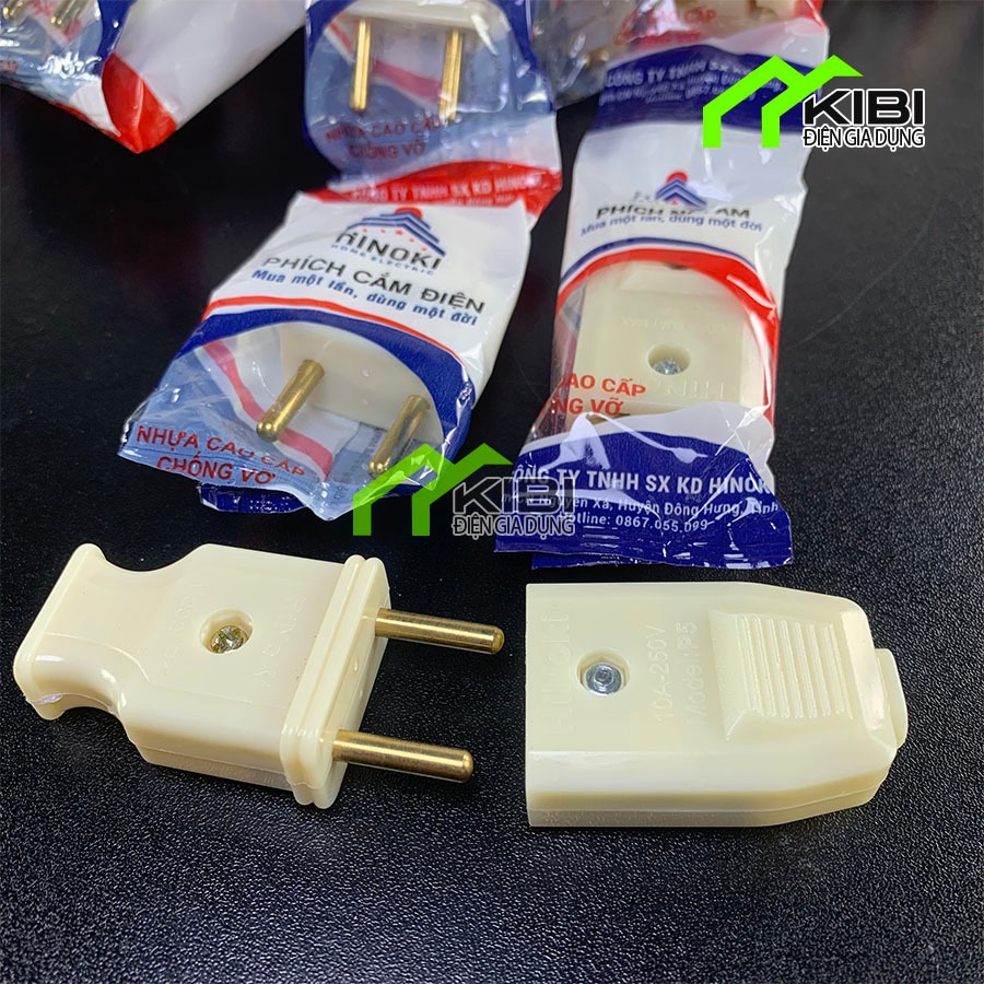 5 Phích cắm chuyển đổi, phích cắm đực HINOKI ( phích dây và phích âm )