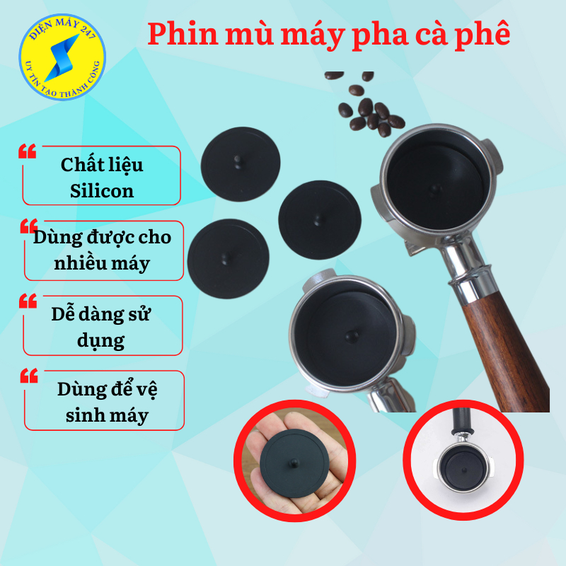 Phin mù vệ sinh máy pha cà phê - chất liệu Silicon - Dùng cho tất cả máy pha cà phê