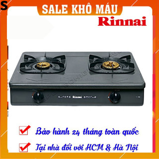 Bếp gas đôi rinnai rv-365n, mặt men chống rỉ-chính hãng -bh 12 tháng