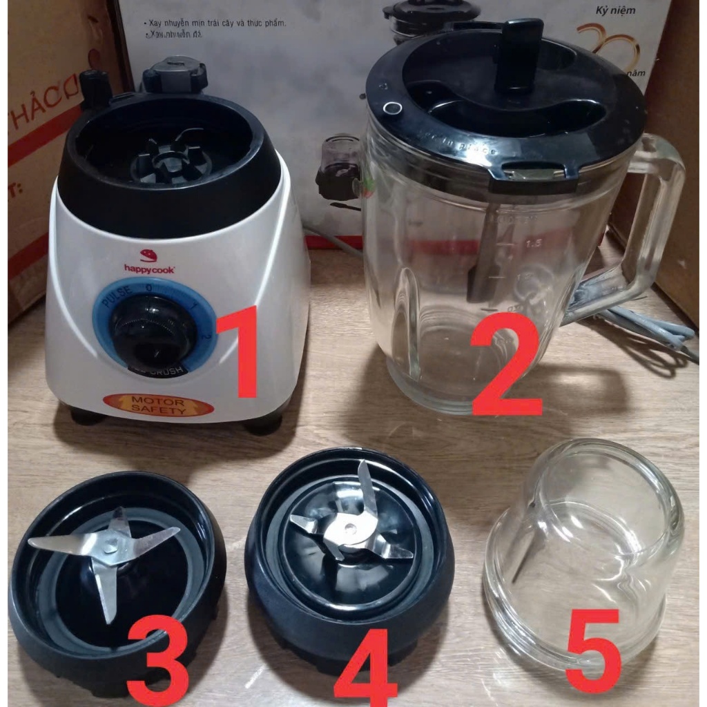 LINH KIỆN HÀNG THAY THẾ -  - Phụ kiện máy xay happy cook HCB- 150C