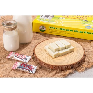 Bánh Sữa Ba Vì Hộp 180g - Ít Ngọt Sữa Non Nguyên Chất Bavimilk