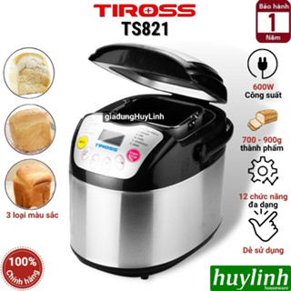 Máy làm bánh mì Tiross TS821 - 2 lít - 12 chức năng