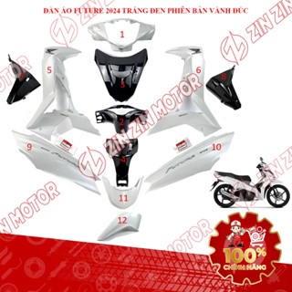 Dàn Áo Future 125 Fi, Xe Future Led Trắng Đen 2024 Phiên Bản Cao Cấp - ZZM
