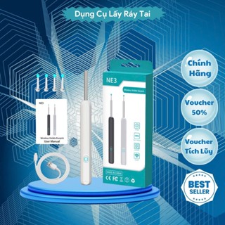 Dụng cụ lấy ráy tai NE3 Pro có gắn camera nội soi đa năng hình ảnh sắc nét bảo hành 12 tháng - T2