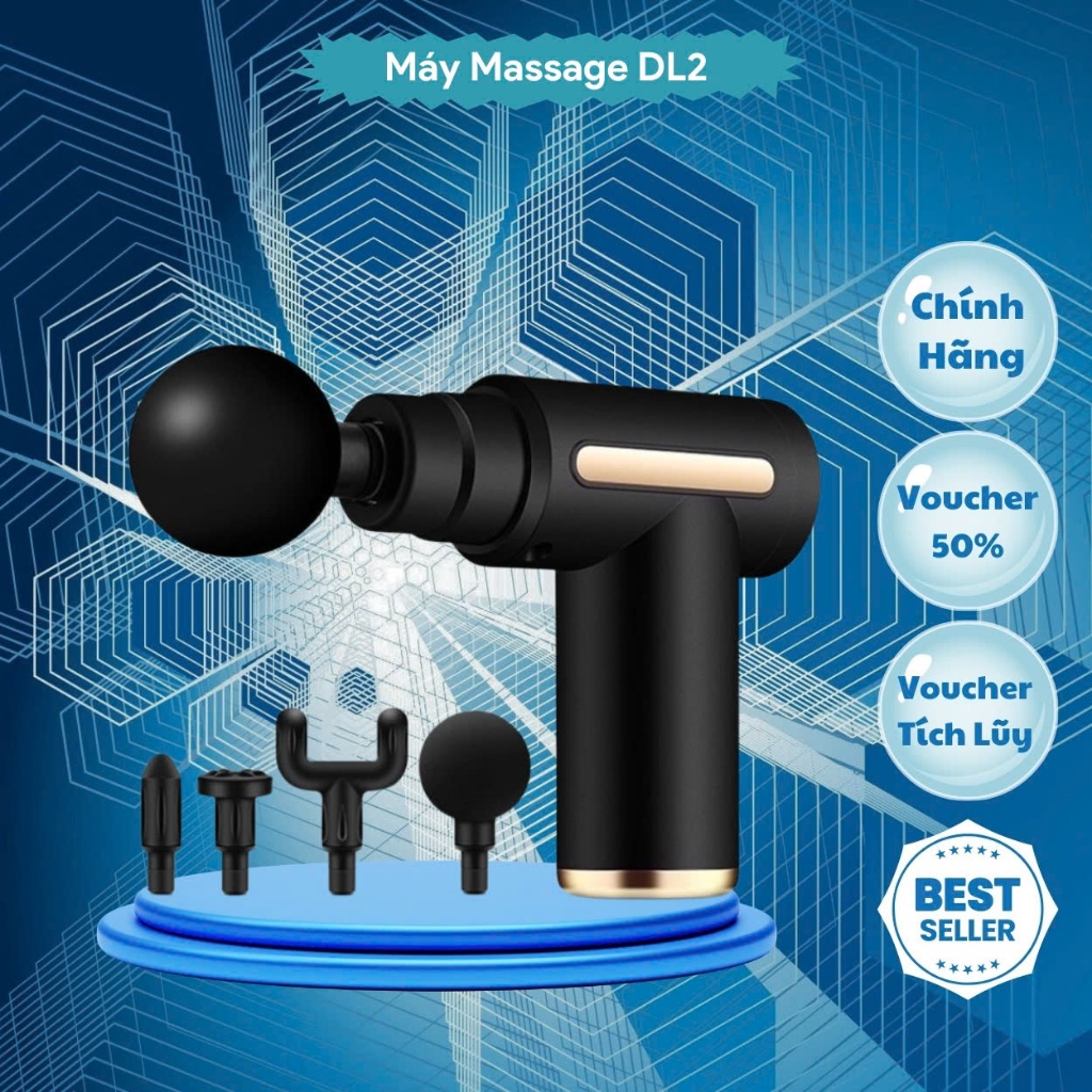 Máy Massage xách tay Mini, Súng Massage xách tay Mini body 6 tiêu chuẩn cấp độ nâng cao đazinăng - DL2 Hot