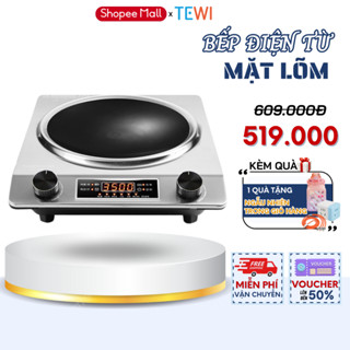 Bếp Điện Từ Lõm, Bếp Điện Từ Đơn Bếp, Công Suất Lớn 3500W, Hẹn Giờ Tắt Dễ Dàng Sử Dụng, Bảo Hành 12 Tháng