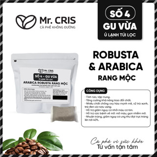 Cà phê Cold Brew túi lọc Robusta - Arabica Cầu Đất SỐ 4 - MR CRIS -  Dễ Uống, Hương Thơm Nhẹ, Ít Đắng  10 túi x 25gr