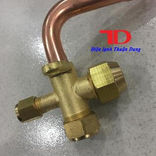 Van khóa dàn nóng điều hòa phi 10