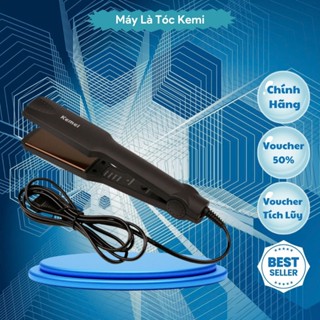 Máy Là Tóc Duỗi Tóc 4 Nấc Nhiệt Bản Pro Size To KEMEI PRO_KM329 - Máy tạo kiểu tóc, Bảo Hành 12 Tháng Rất Dẽ Sử Dụng