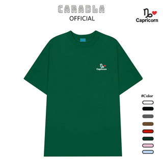 Áo Thun THÊU, Áo Phông Thêu CARADLA Các Cung Hoàng Đạo Capricon Gemini Leo Chất Cotton Thoáng Mát Form Rộng Tay Lỡ