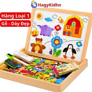 Bảng Gỗ Nam Châm Ghép Tranh Hagykidhn Đồ Chơi Ghép Hình Giúp Bé Học Tập Và Phát Triển Tư Duy