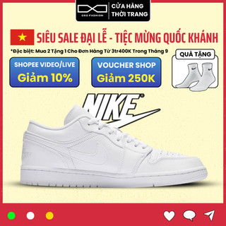 Giày Nike Air Jordan 1 Retro Low Pure Platinum 553558-111 Chính Hãng thể thao nam nữ, Fullbox OXO FASHION