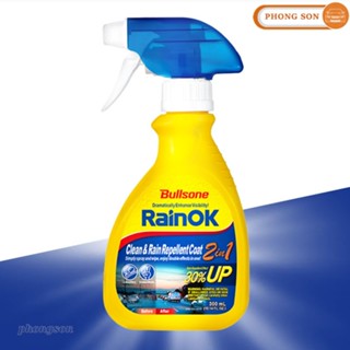 Dung dịch làm sạch + phủ chống bám nước kính xe ô tô Bullsone Hàn Quốc