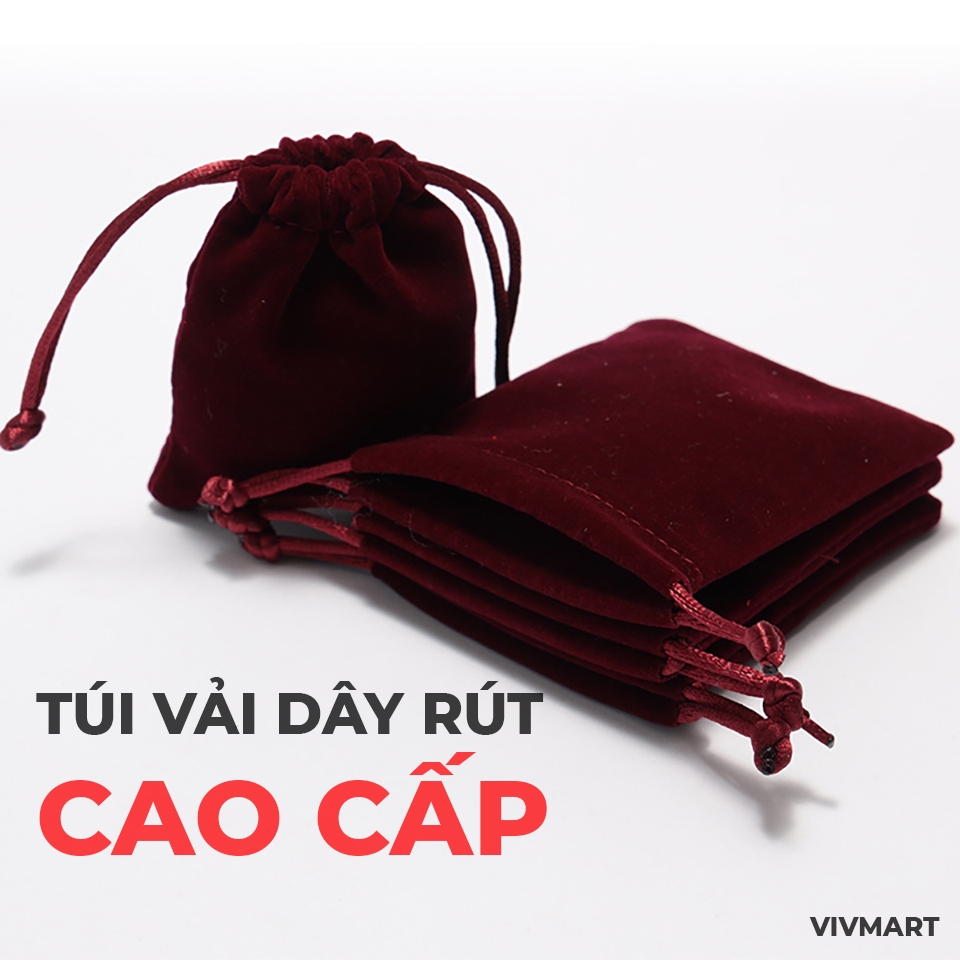 Túi Vải Dây Rút Cao Cấp - Túi Đựng Vòng Tay Trang Sức, Phụ Kiện, Nhẫn, Chuỗi Hạt