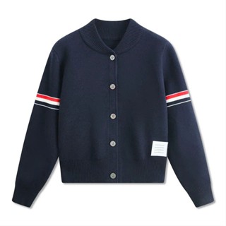 Áo Khoác Len Nữ, Áo Cardigan Len Nữ Khuy Viền Đỏ Đen Siêu Xinh, Áo Len Cadigan Thom.E Brown Cực Hot 2025 Hàng Loại 1