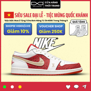 Giày Nike Jordan 1 Low Dj5185-100 Spades Chính Hãng thể thao dành cho nam nữ, Jordan cổ thấp Fulbox OXO FASHION