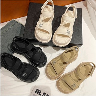 Dép Sandal Nữ Đế Cao 5cm, Dép Quai Hậu Miu Đi Êm, Mềm, Tôn Dáng Full Box TinTIn