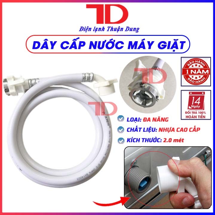 Dây cấp nước Máy Giặt dài 2 mét