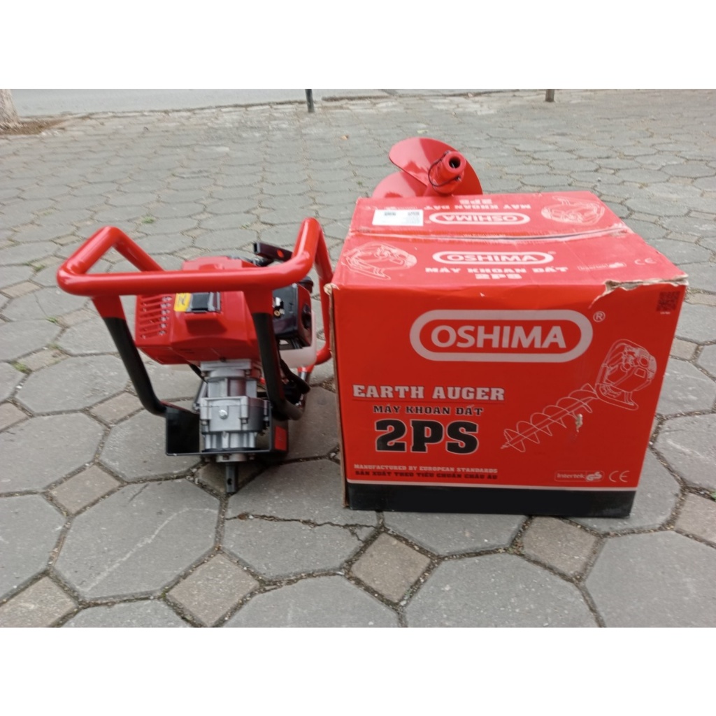 Máy khoan đất khoan lỗ trồng cây Oshima 2ps đã kèm mũi khoan tuỳ chọn
