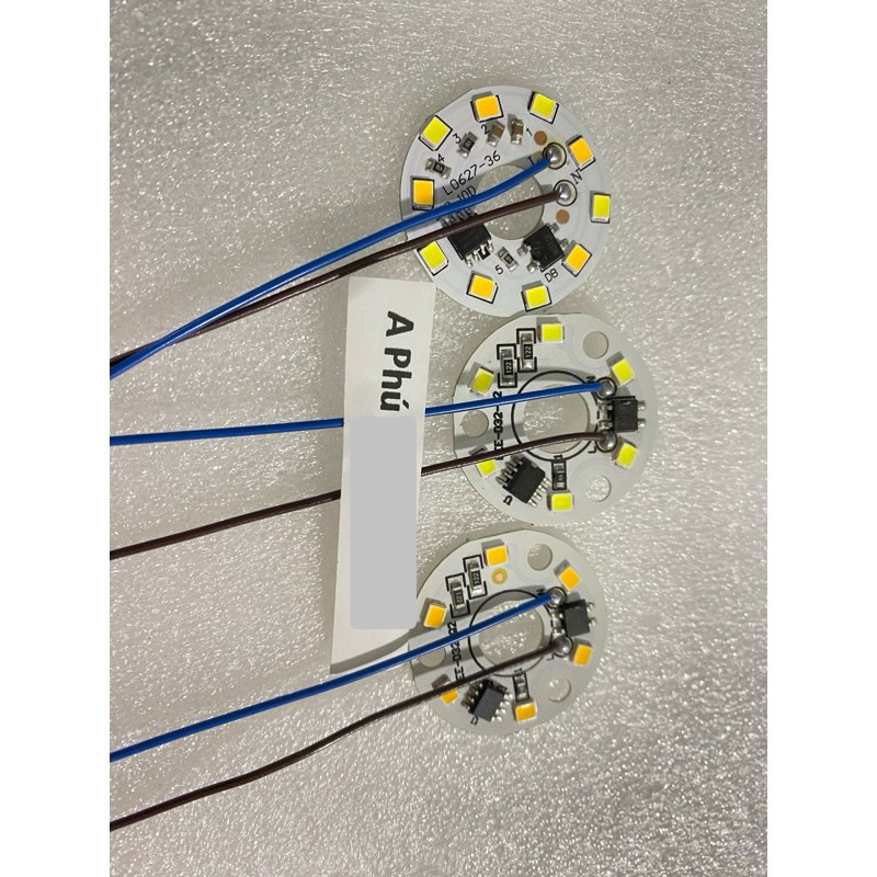 Nhân led 3w-220v có hàn dây sẵn