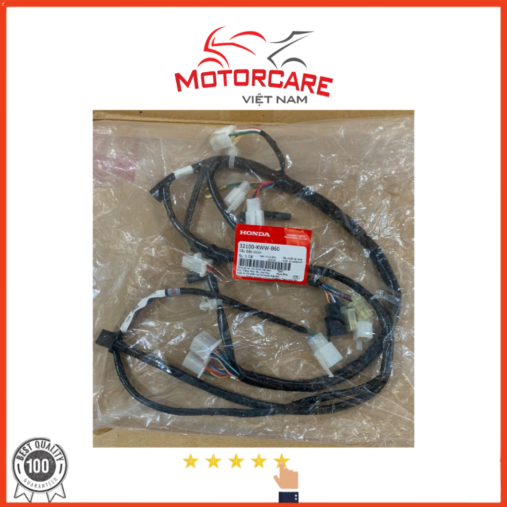 Dây điện chính | dây điện đồng hồ WAVE S110, RS110, RSX110 (2009-2010) chính hãng Honda (32100-KWW-B