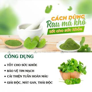 Bột rau má 500g, sấy lạnh nguyên chất, nước uống detox thanh lọc cơ thể, giảm cân, ngừa mụn, đẹp da
