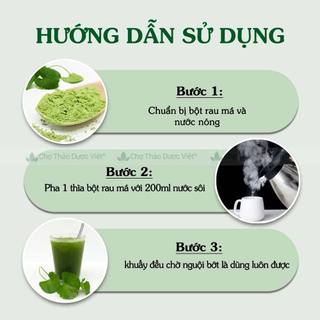 Bột rau má 500g, sấy lạnh nguyên chất, nước uống detox thanh lọc cơ thể, giảm cân, ngừa mụn, đẹp da