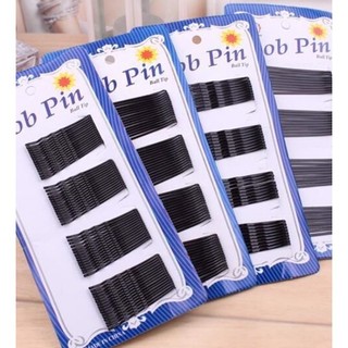 Combo 10 Vỉ Kẹp Tóc Ghim Tăm Đen Loại 36 cây hoặc 60 chiếc - SP000453