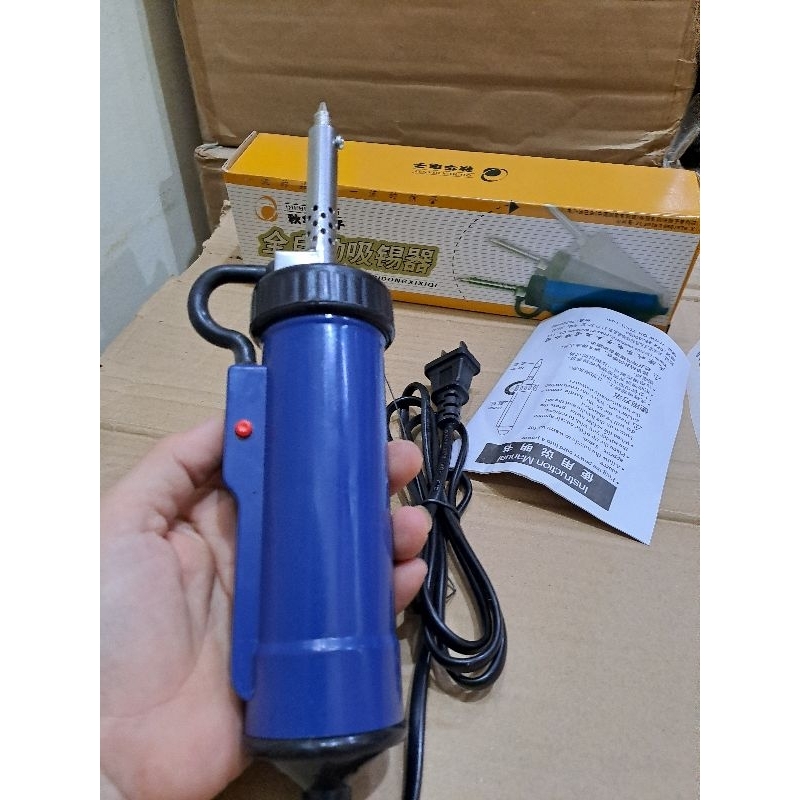 Máy hút thiếc tự động xanh