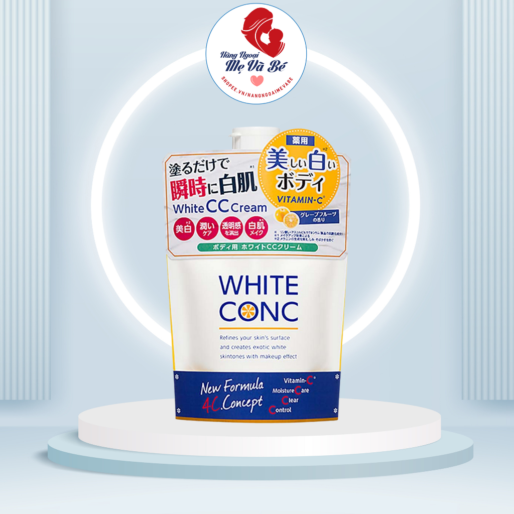 Sữa Dưỡng Thể Trắng Da White Conc Nhật Bản 200ml giúp dưỡng ẩm, dưỡng trắng da