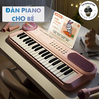 Đàn Piano Điện Tử 37 Phím Bấm Cho Bé Loa Kép Âm Thanh Vòm Cho Bé Tặng Kèm Micro Tập Đàn Và Ca Hát Thỏa Sức Sáng Tạo