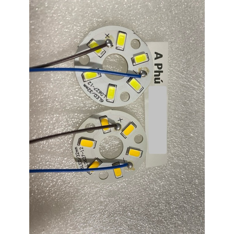 Nhân led 3w-12v hàn dây sẵn