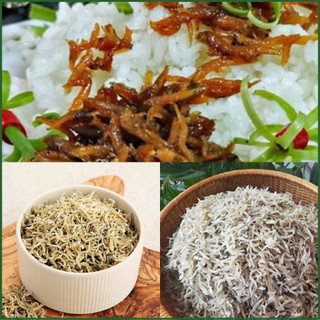 Cá Cơm Mờm Khô {200.G} - Cá cơm khô - Khô Cá Cơm Mờm loại 1 Đóng gói hút chân không