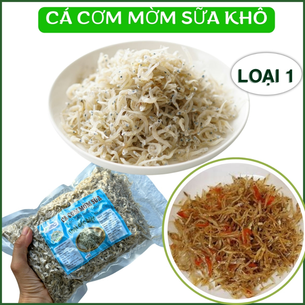 {GIÁ SỈ TẬN GỐC 5 kg} Cá Cơm Mờm Sữa Loại 1 - Cá Cơm khô nhỏ, Khô cá cơm mờm