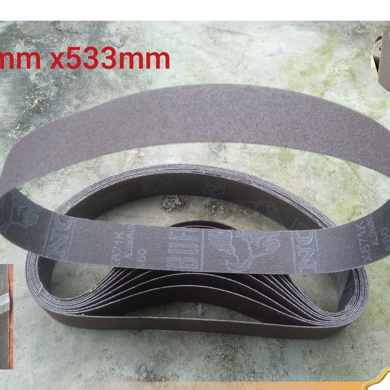 Nhám vòng 30-533mm mài kim loại hiệu BUFFALO Nhật Bản vải X871K mối nối PVC