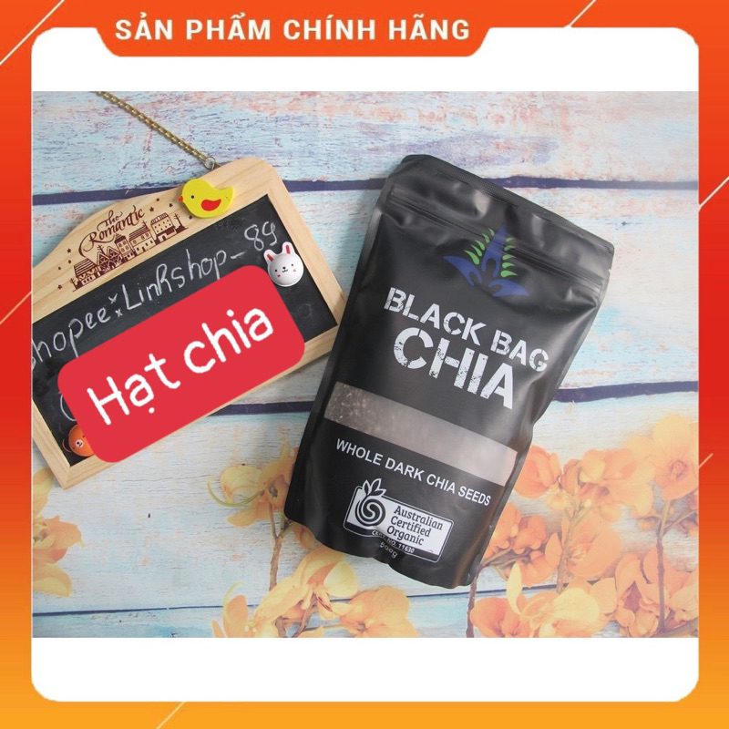 Hạt Chia Úc Black Bag Chia Chính Hãng Giảm Cân (500G)