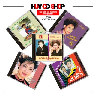 Đĩa CD Giao Linh Tuấn Vũ Chế Linh hát Nhạc vàng trữ tình Bolero Nhạc lính xưa Đĩa lòng trắng HUY CD