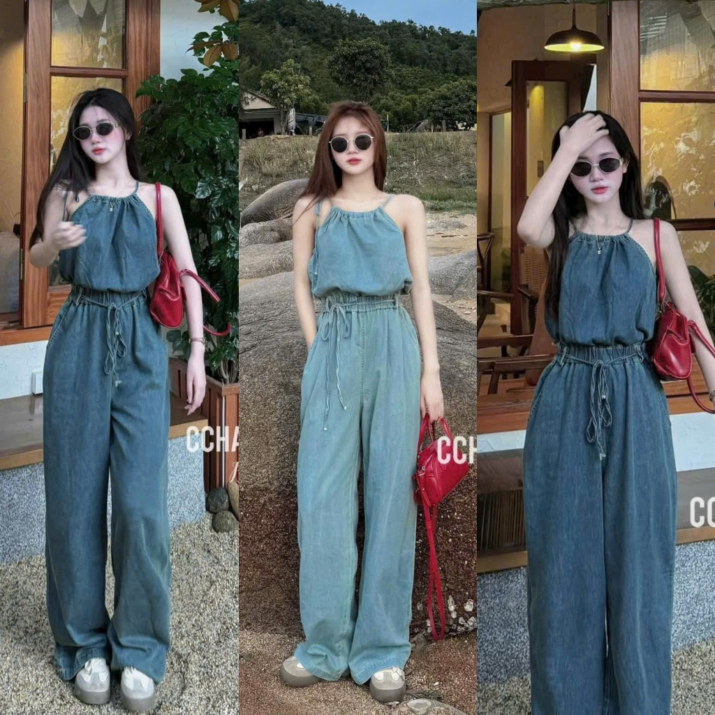JUMSUIT thiết kế thời trang nữ tôn dáng siêu xinh cho nàng dạo phố, đi chơi, chụp ảnh, jum jean dáng